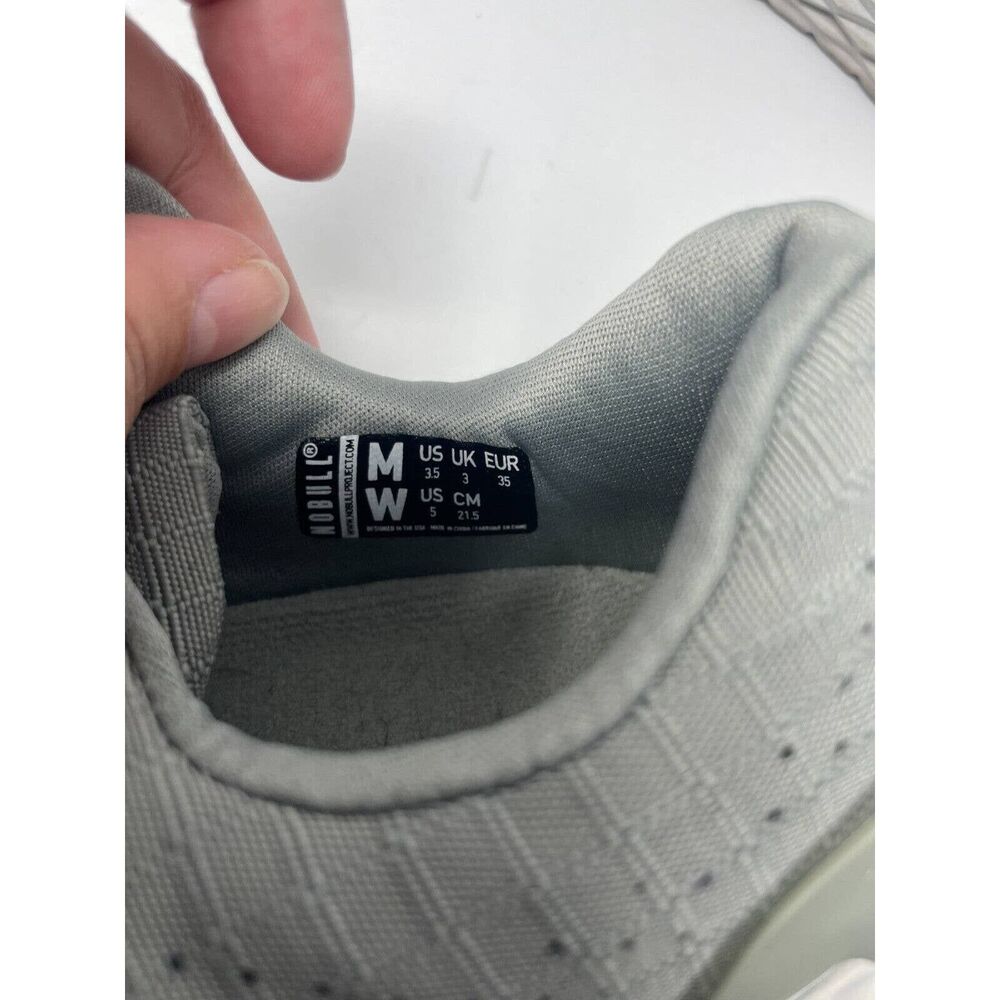 Nobull Womens Ripstop Runner Shoes Size 5 Gray Athletic Trainer Gym Sneakers - Picture 5 of 5